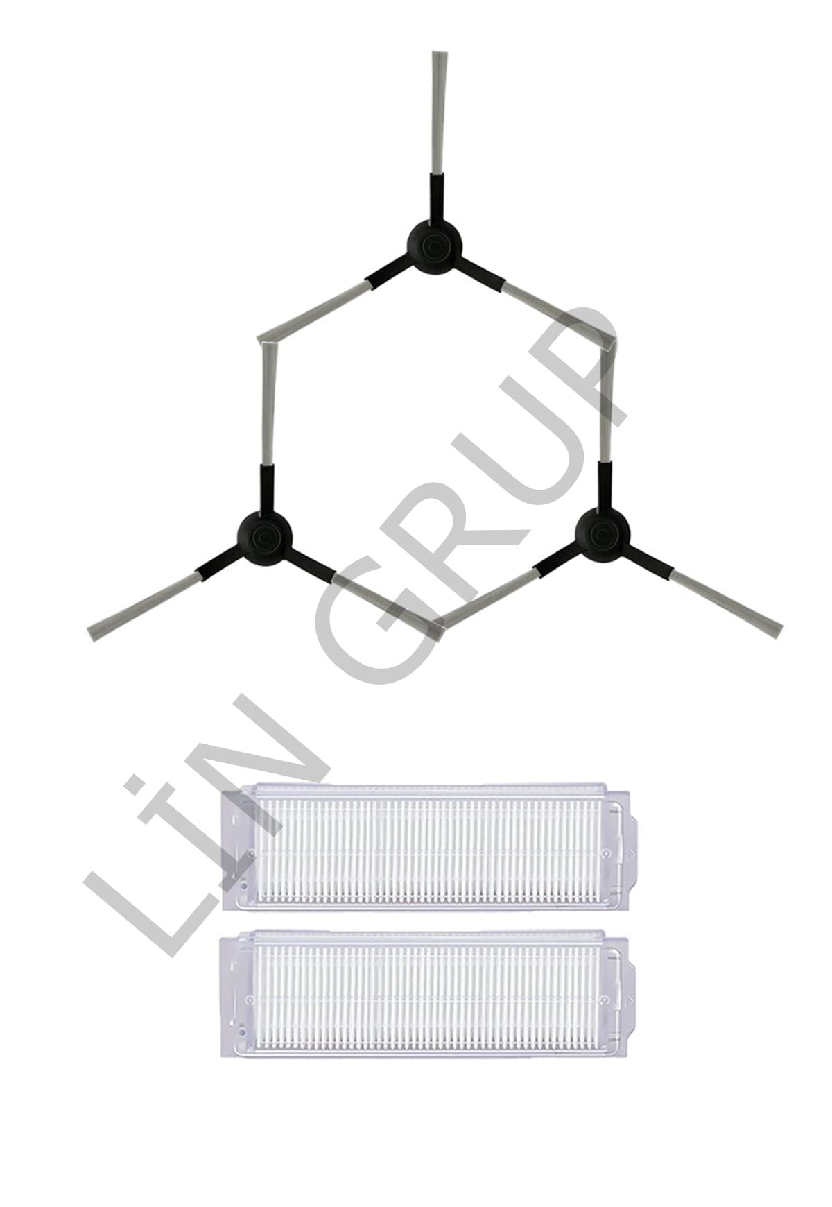 Xiaomi Mop P (STYTJ02YM) Robot Süpürge Uyumlu 5'li Yedek Parça Seti
