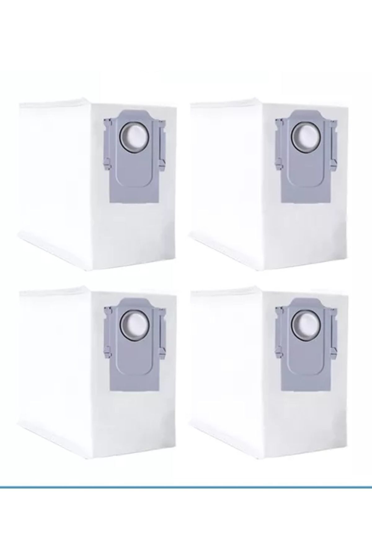 Roborock Q8 Max Q5 Pro uyumlu yedek toz torbası 4 adet