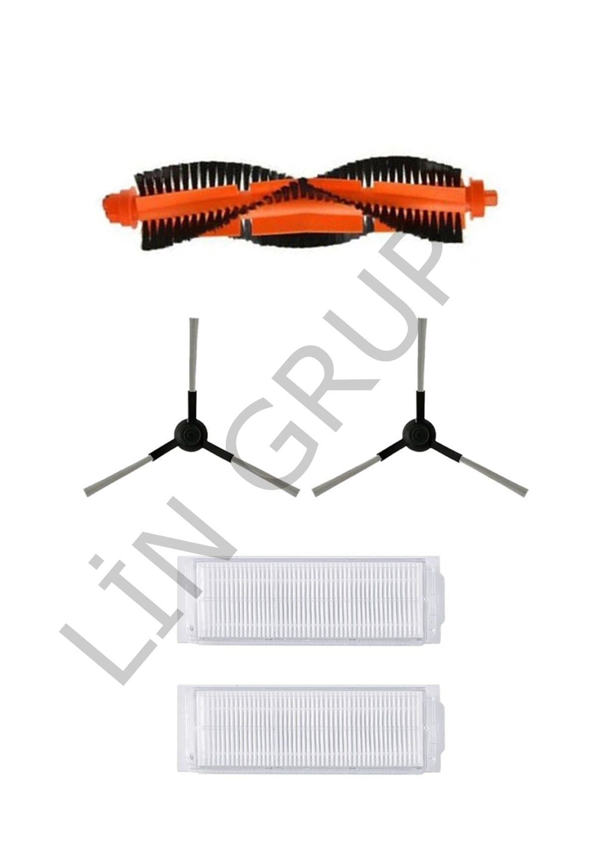 Xiaomi Mop P (STYTJ02YM) Robot Süpürge Uyumlu 5'li Yedek Parça Seti