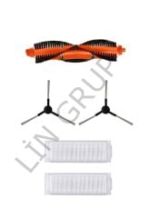 Xiaomi Mop P (STYTJ02YM) Robot Süpürge Uyumlu 5'li Yedek Parça Seti