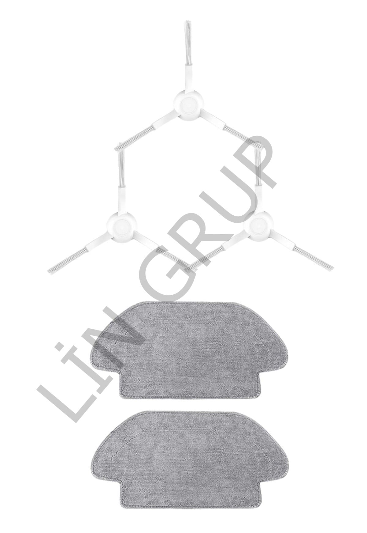 Xiaomi Mop P (STYTJ02YM) Robot Süpürge Uyumlu 5'li Yedek Parça Seti