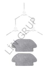 Xiaomi Mop P (STYTJ02YM) Robot Süpürge Uyumlu 5'li Yedek Parça Seti