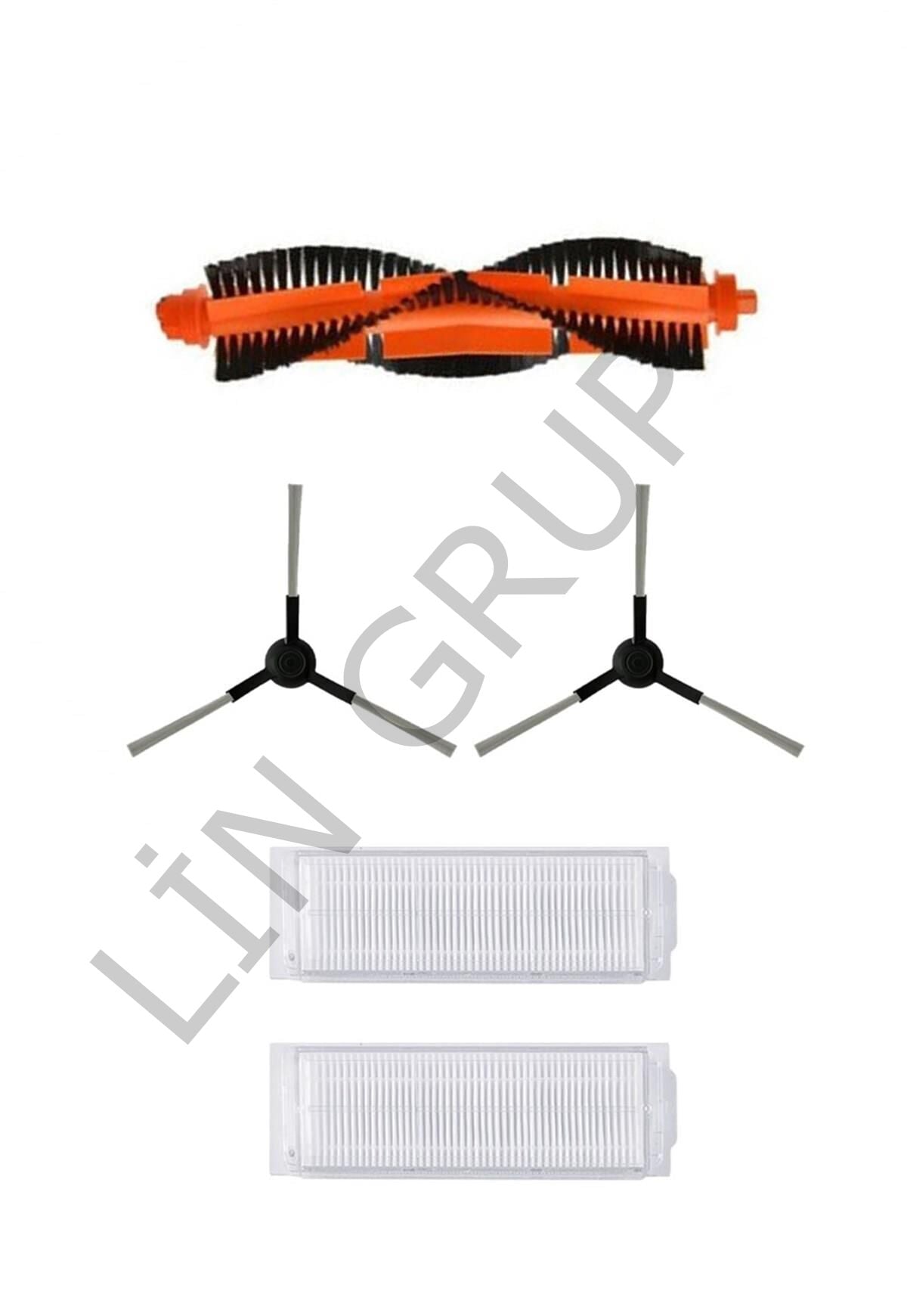 Xiaomi Vacuum Mop 2S  Robot Süpürge Uyumlu 5'li - Yedek Parça Seti