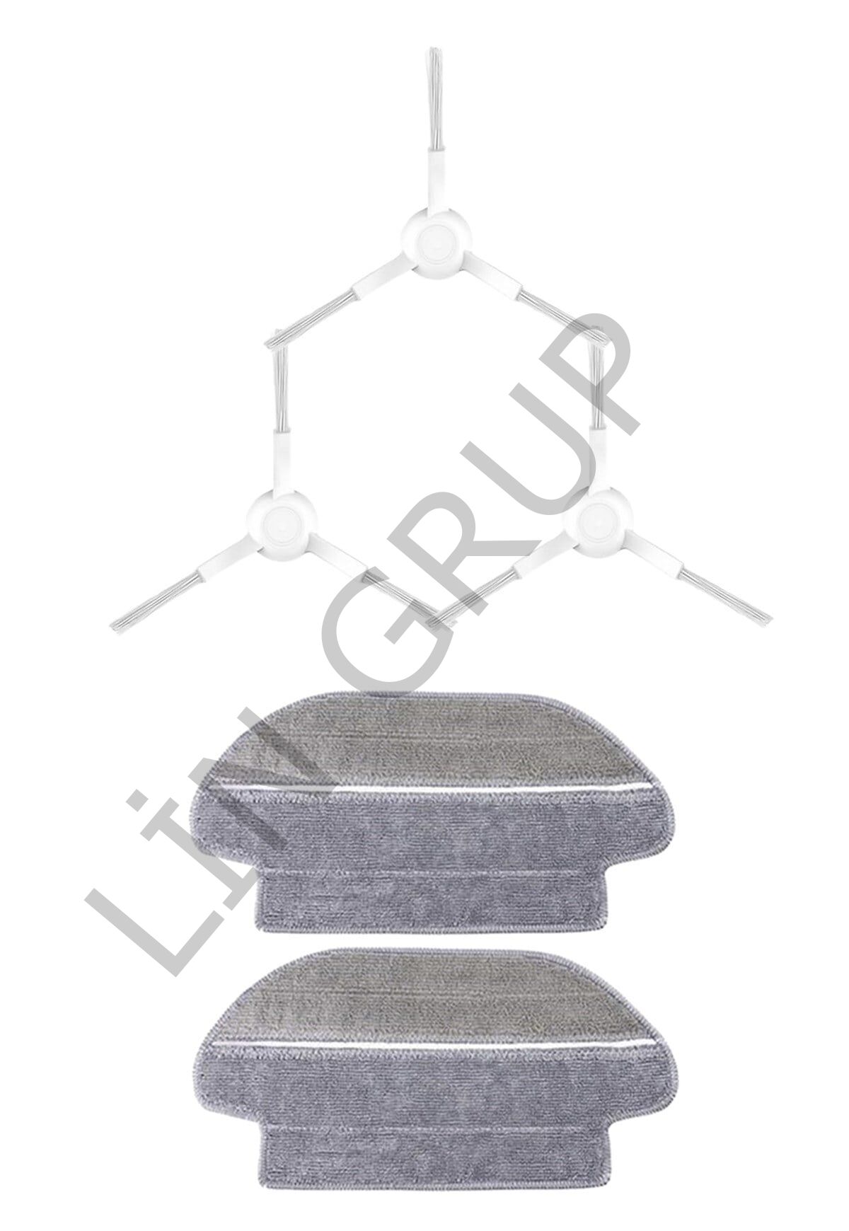 Xiaomi Mop P (STYTJ02YM) Robot Süpürge Uyumlu 5'li Yedek Parça Seti