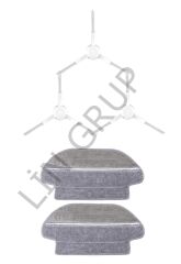 Xiaomi Mop P (STYTJ02YM) Robot Süpürge Uyumlu 5'li Yedek Parça Seti