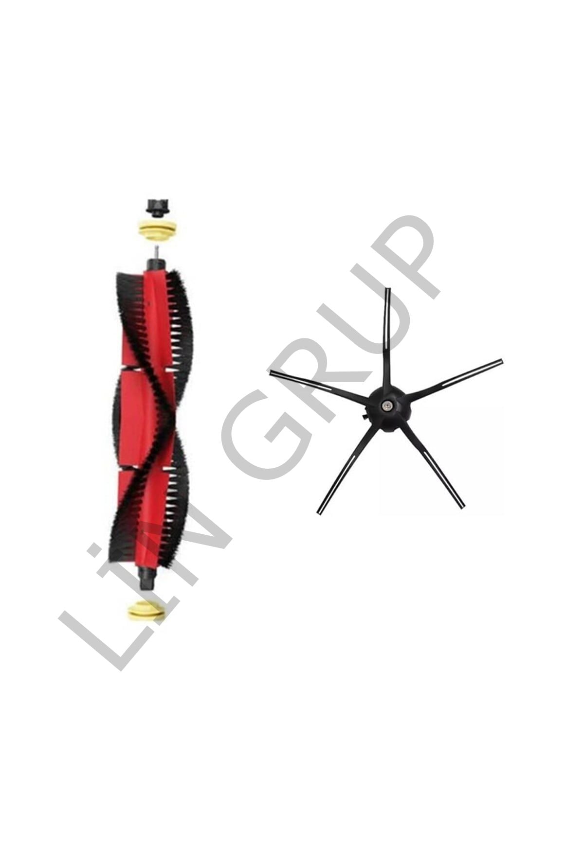 Roborock S5 Max Robot Süpürge Uyumlu 2'li Yedek Parça Seti