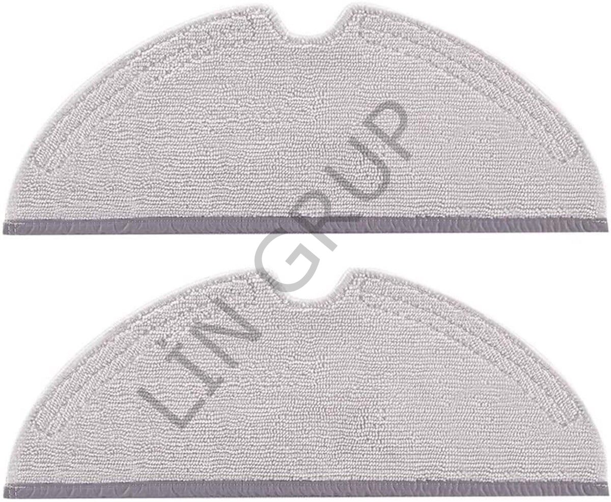 Roborock S5 Max Robot Süpürge Uyumlu 2'li Mop Bezi