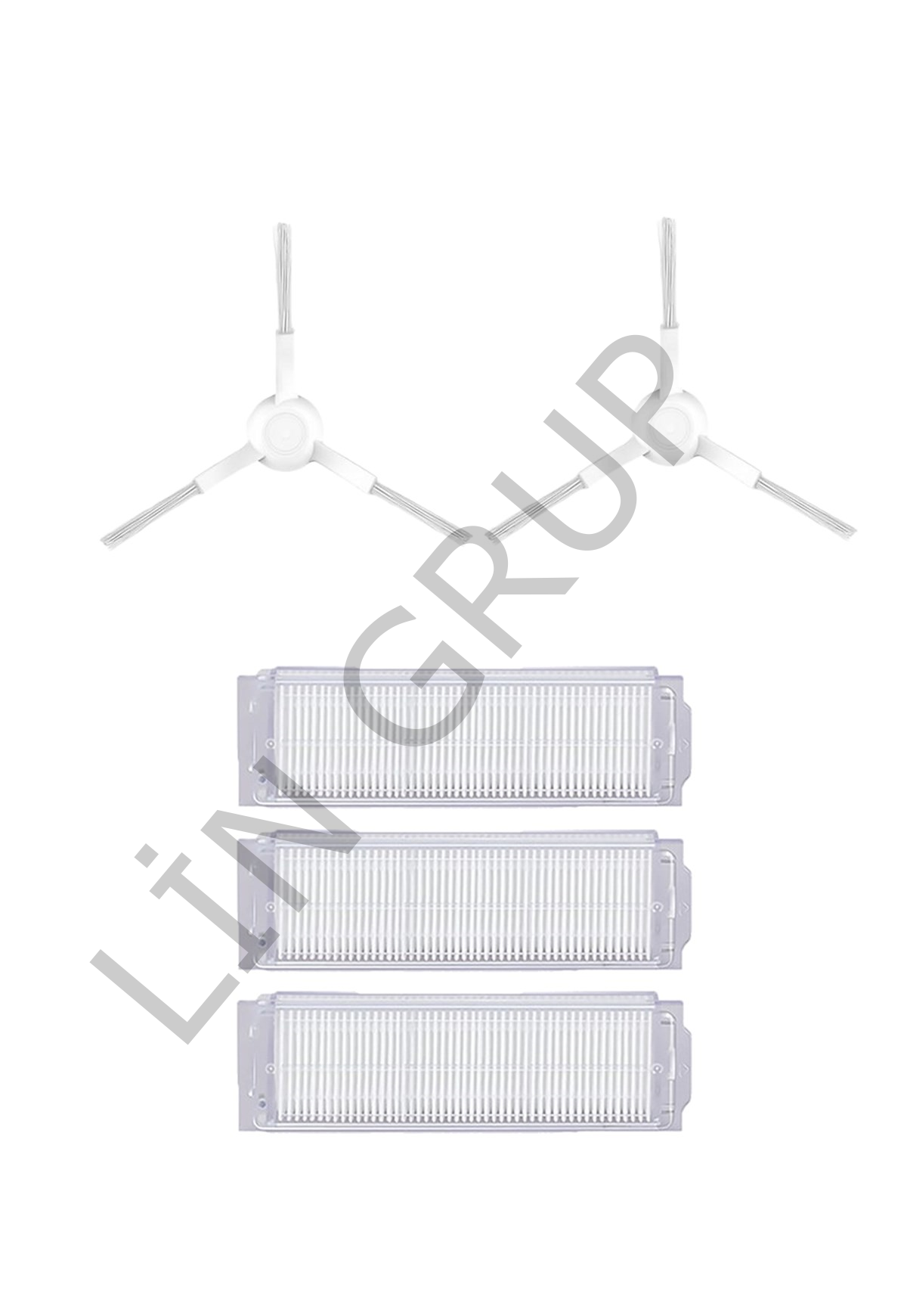 Xiaomi Vacuum Mop 2S  Robot Süpürge Uyumlu 5'li Yedek Parça Seti