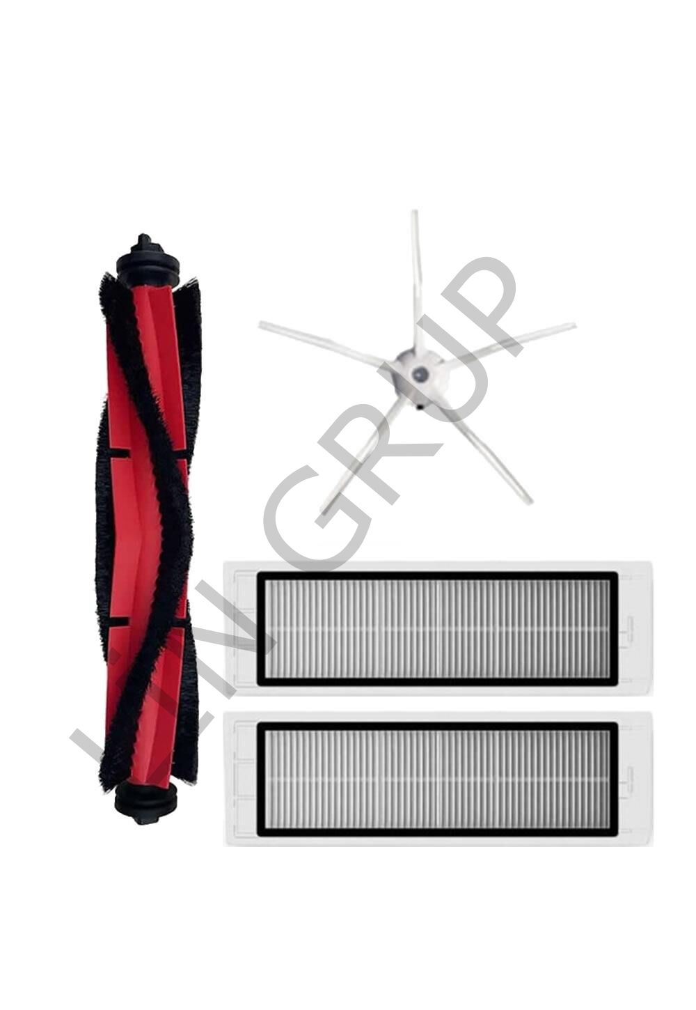 Roborock Q5 Robot Süpürge Uyumlu 4'lü Yedek Parça Seti