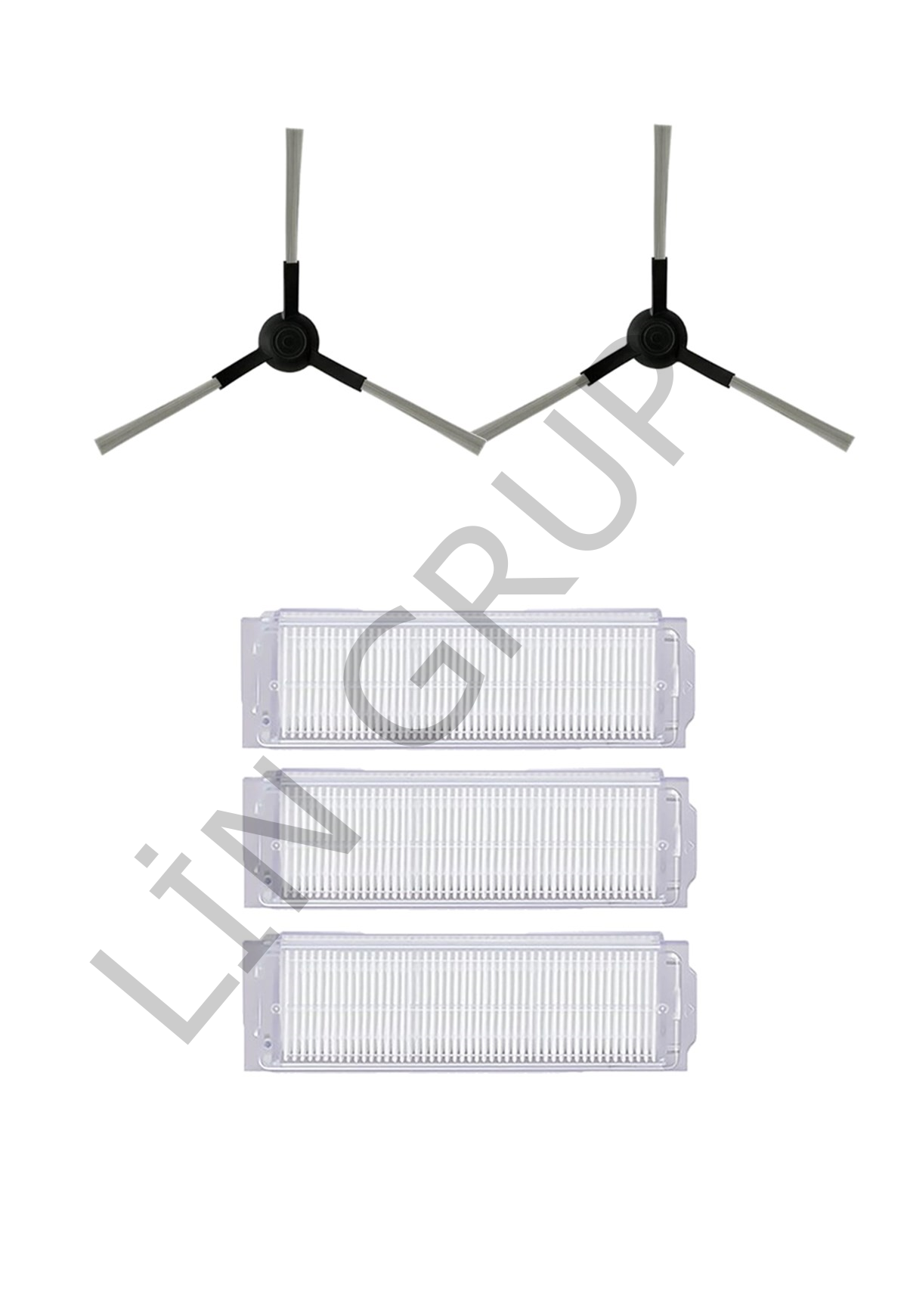 Xiaomi Vacuum Mop 2S  Robot Süpürge Uyumlu 5'li Yedek Parça Seti