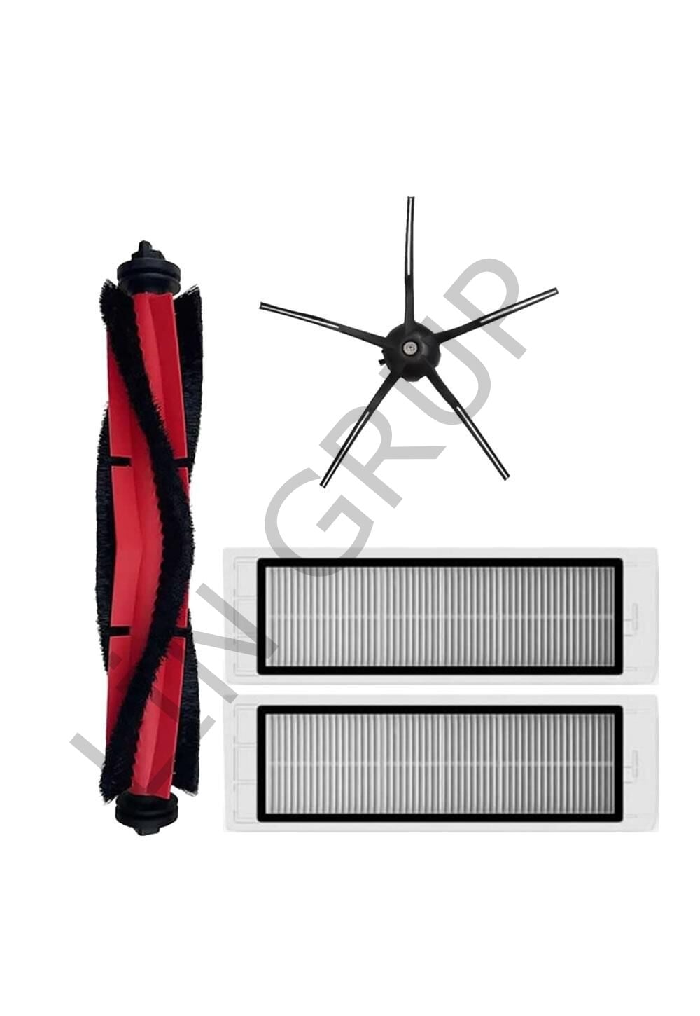 Roborock Q5 Robot Süpürge Uyumlu 4'lü Yedek Parça Seti